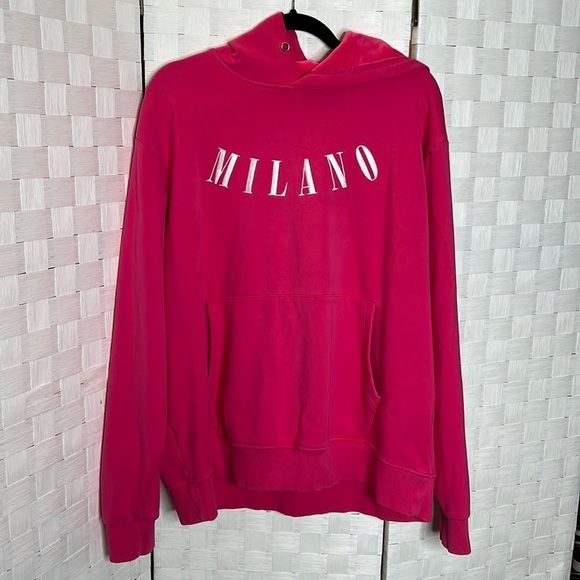 Milano Di Rouge Tops - HOT Pink Milano Hoodie SZ 2XL Unisex